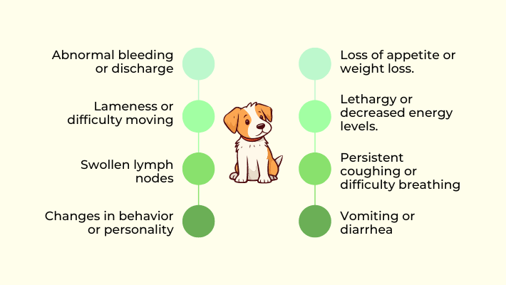 Signs and symptoms of cancer in dogs
