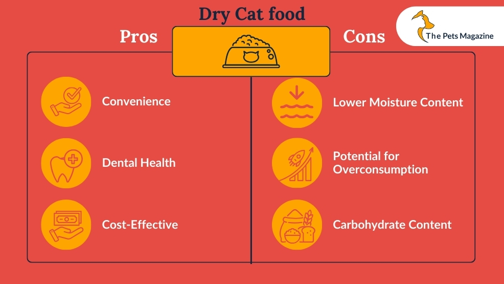 Pros and Cons of Dry Cat Food