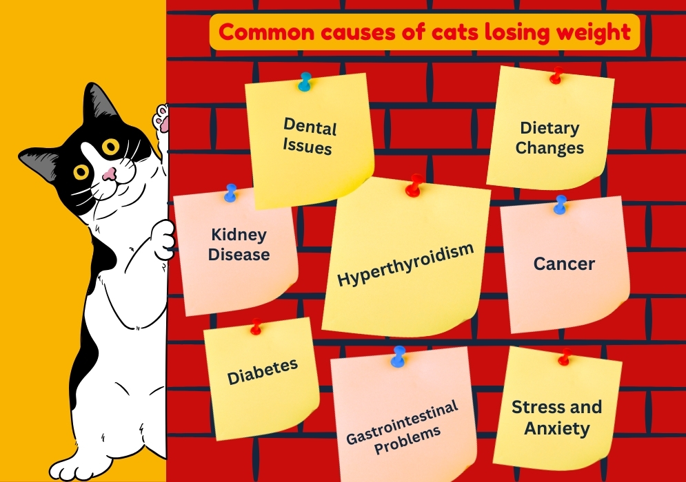 Common causes of cats losing weight