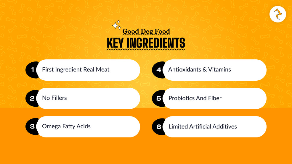 Good Dog Food Key Ingredients
