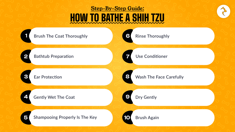 Step-by-Step Guide How to Bathe a Shih Tzu