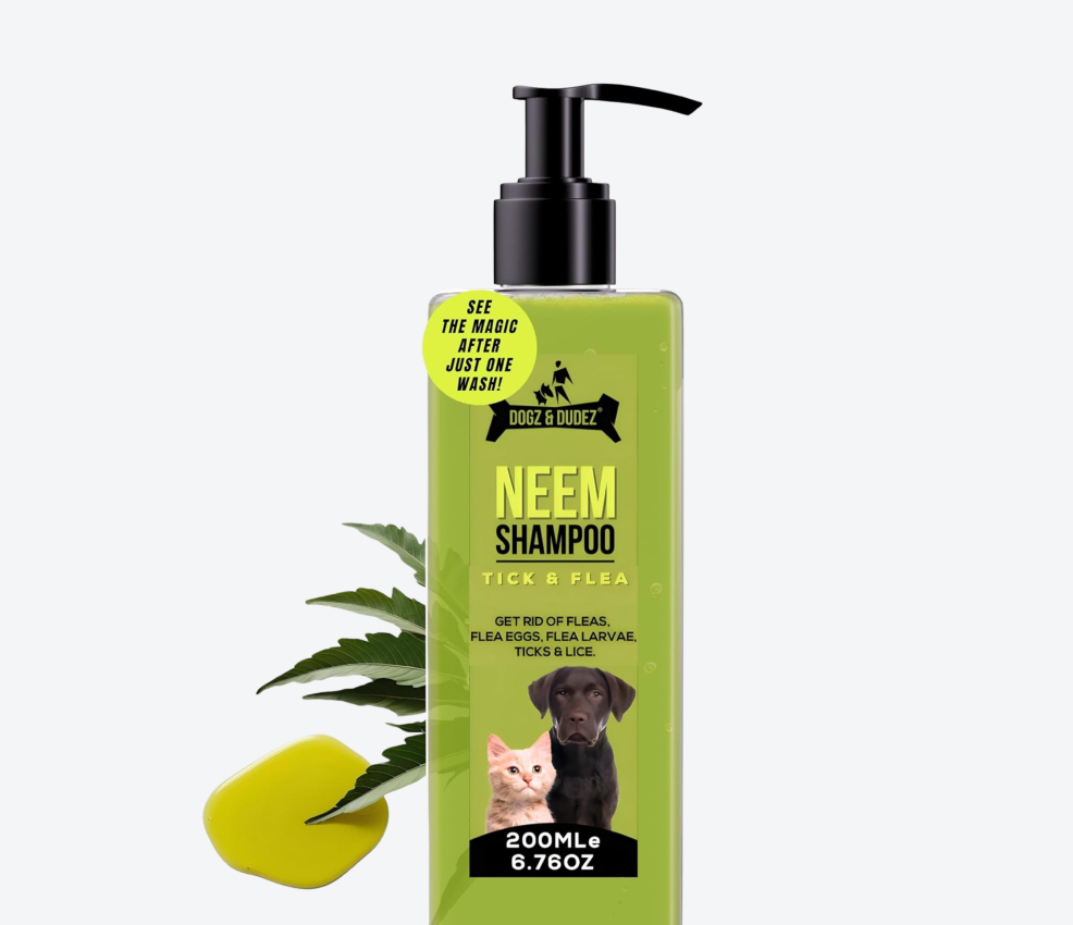 Dogz & Dudez Natural Neem Anti-Tick And Flea Dog Shampoo