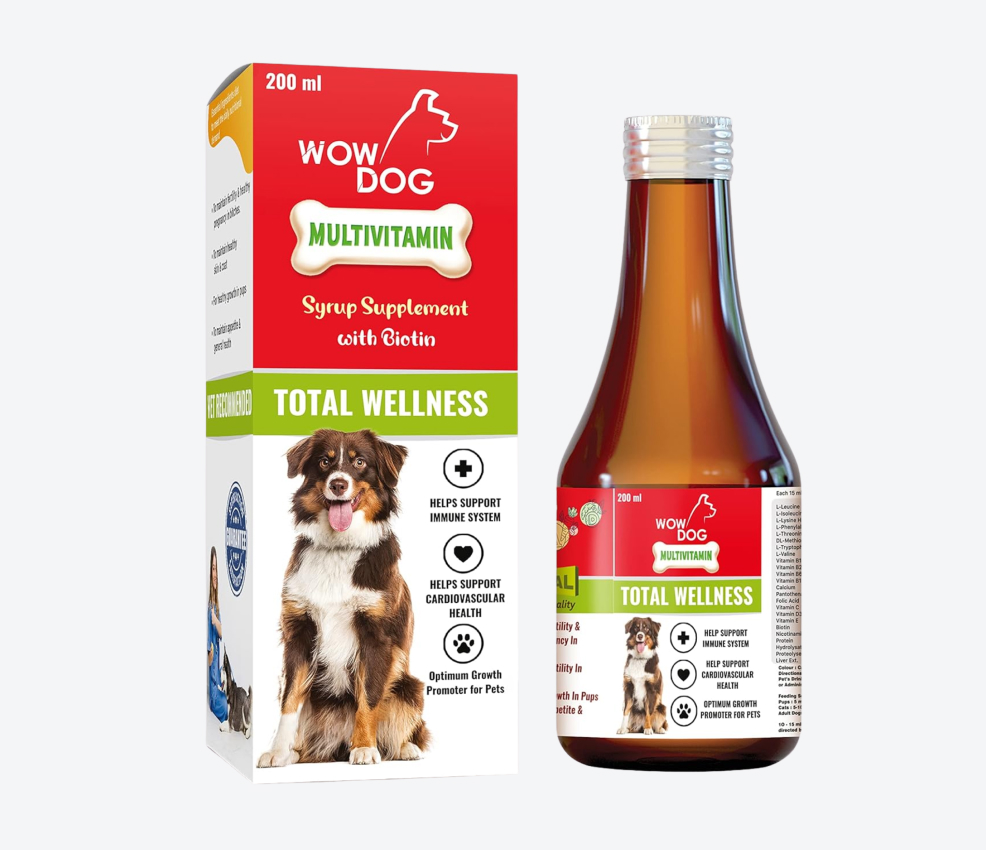 WOW DOG All-in-one Multivitamin Supplement Syrup