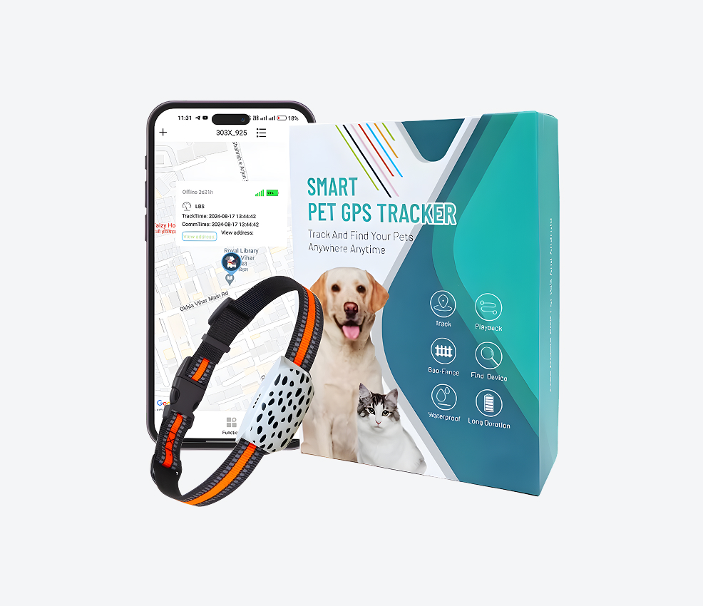 Acumen Track Smart GPS Tracker Collar