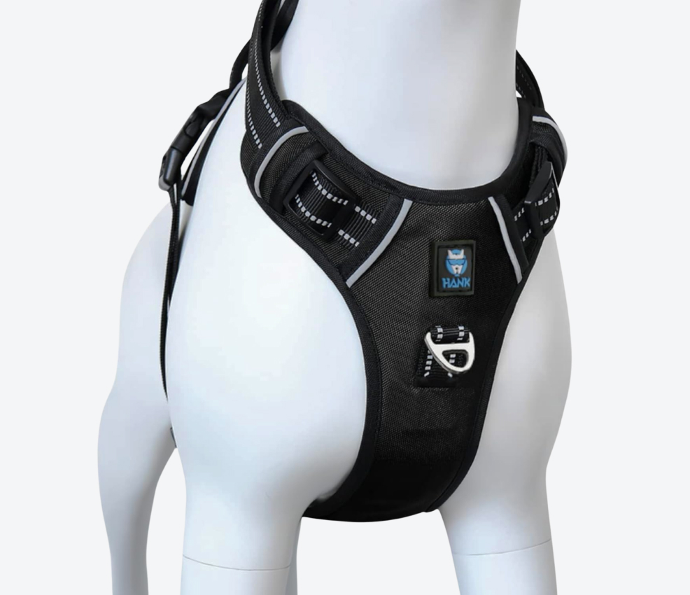 HANK Dog Harness Black