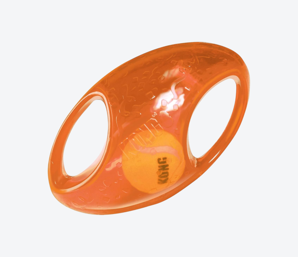 Kong Jumbler Football Dog Toy