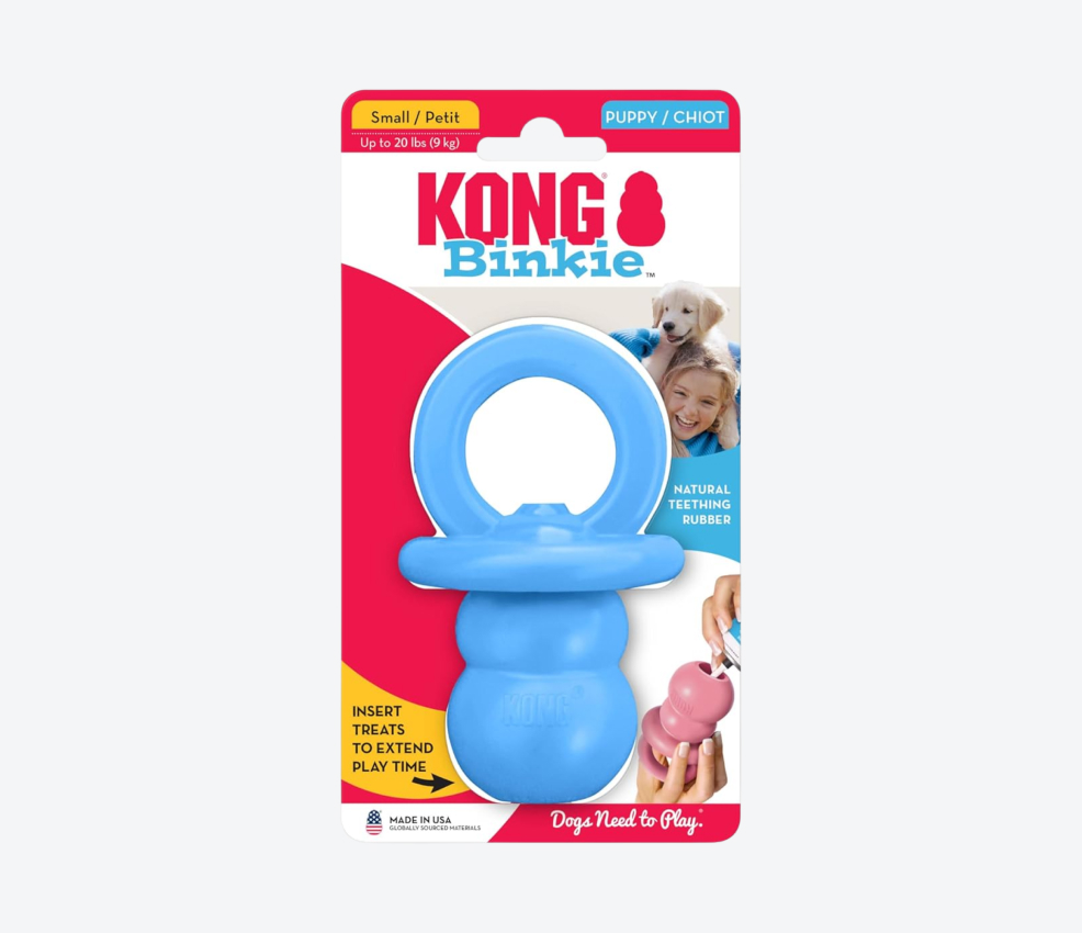 Kong Puppy Binkie - Soft Teething Rubber