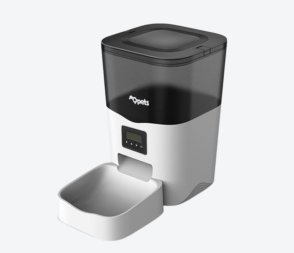 Qpets Acrylonitrile Butadiene Styrene Automatic Cat Dog Feeder