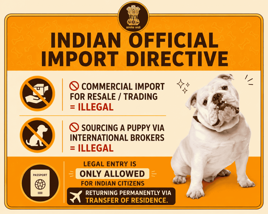 INDIAN OFFICIAL IMPORT DIRECTIVE